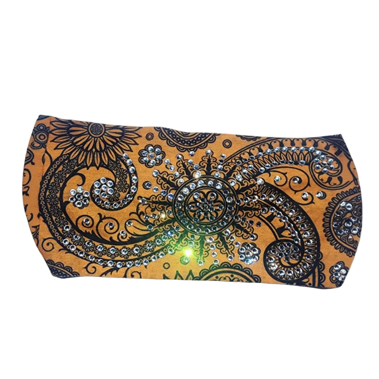 Tangerine Orange Bling Headband