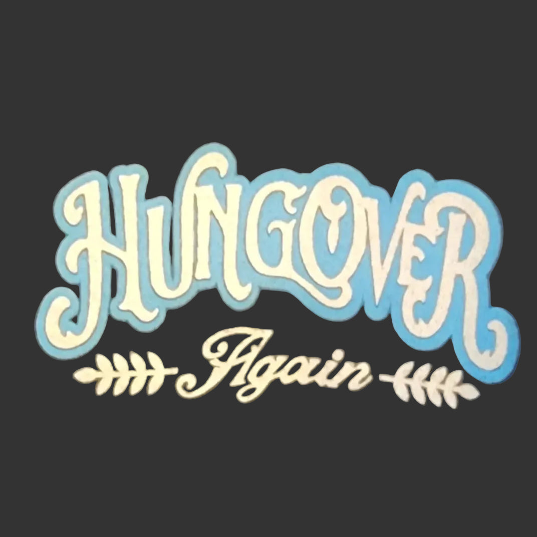 The Local Women's V Neck T-shirt Hungover Again!