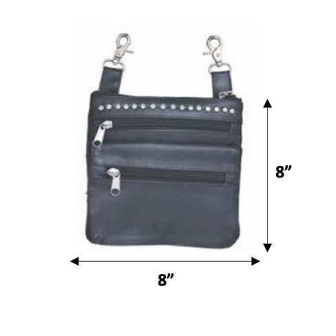 Ladies Clip on Bag Black