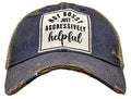 Not Bossy Just Aggressively Helpful Trucker Hat Baseball Cap