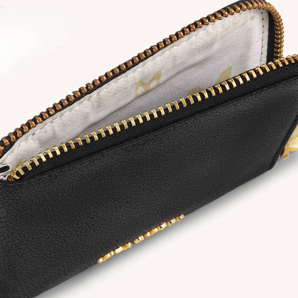 Mira & Moss Nova Compact Wallet - Black: BLACK