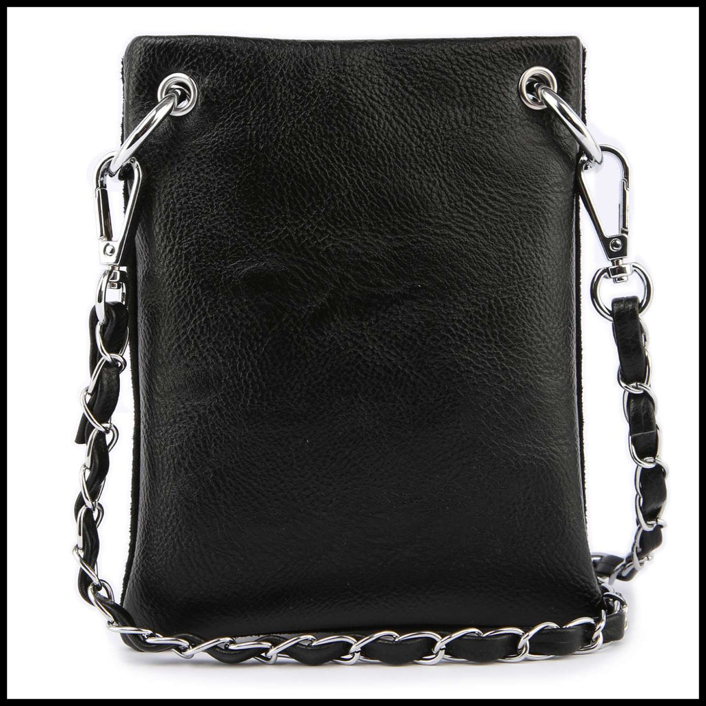American Flag Petite Crossbody Sling Black