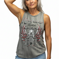 American Rider - Older Biker Woman