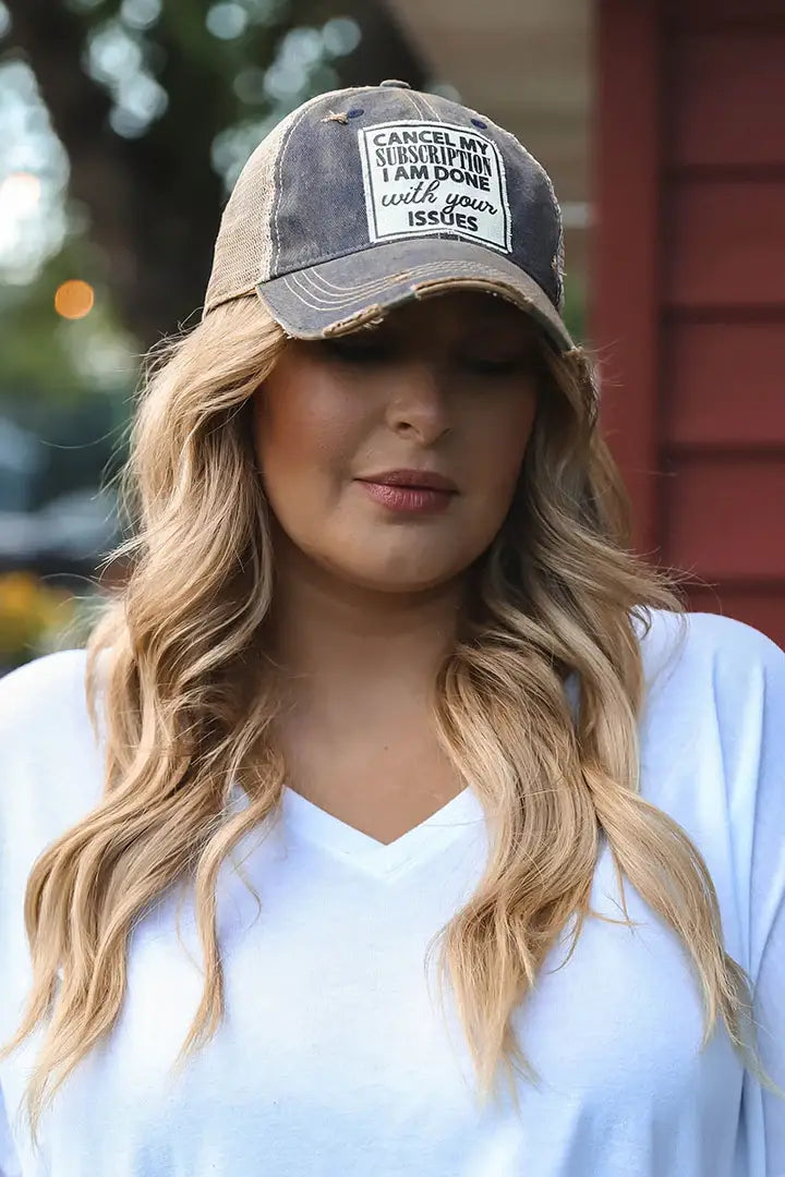 Cancel My Subscription I'm Done.....Trucker Hat Baseball Cap