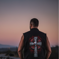 Celtic Skull Vest Back Lifestyle