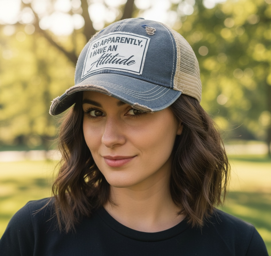 So Apparently, I Have An Attitude Trucker Hat Baseball Cap