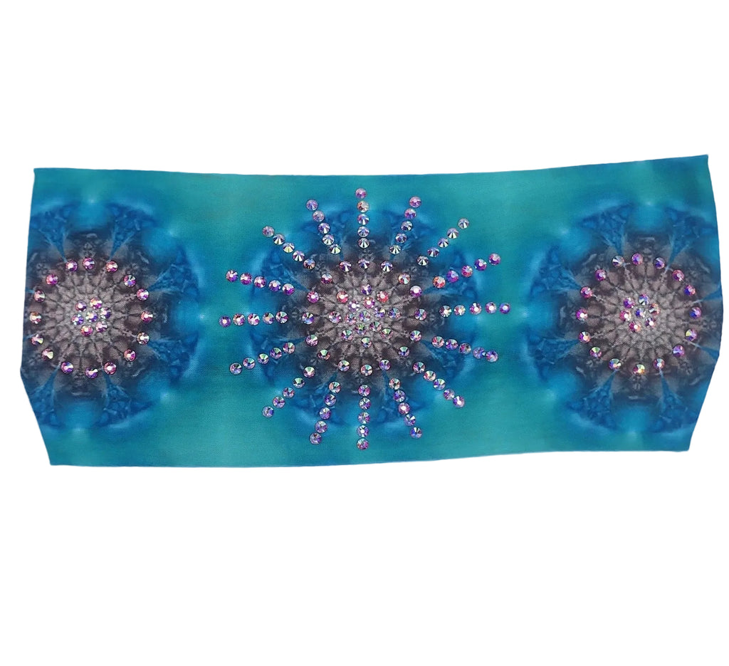 Multi Colored Bling Turquoise Headband